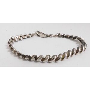 ATI .925 Sterling Silver‎ Italy Link Bracelet 7.38g